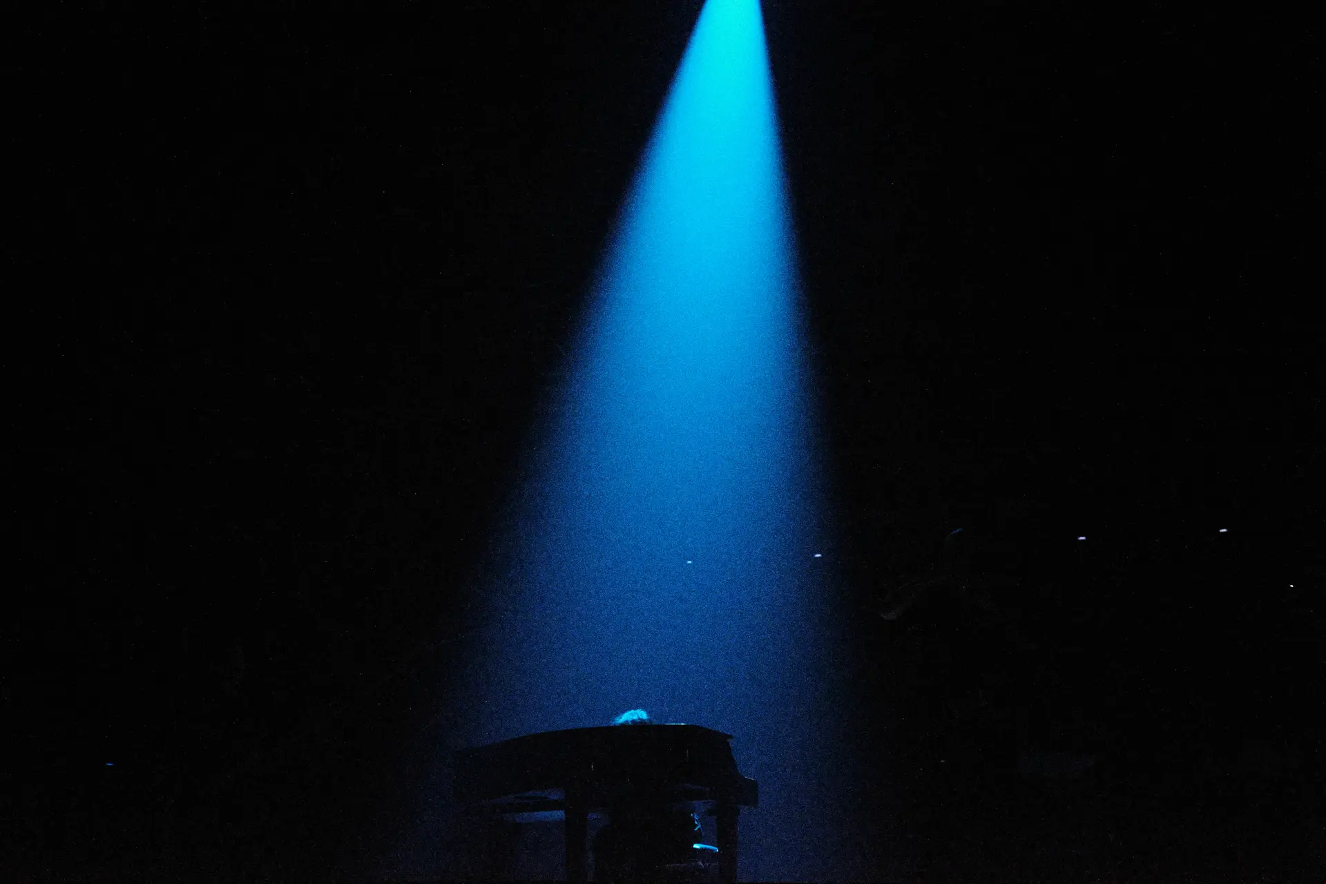 Pianist silhouette
